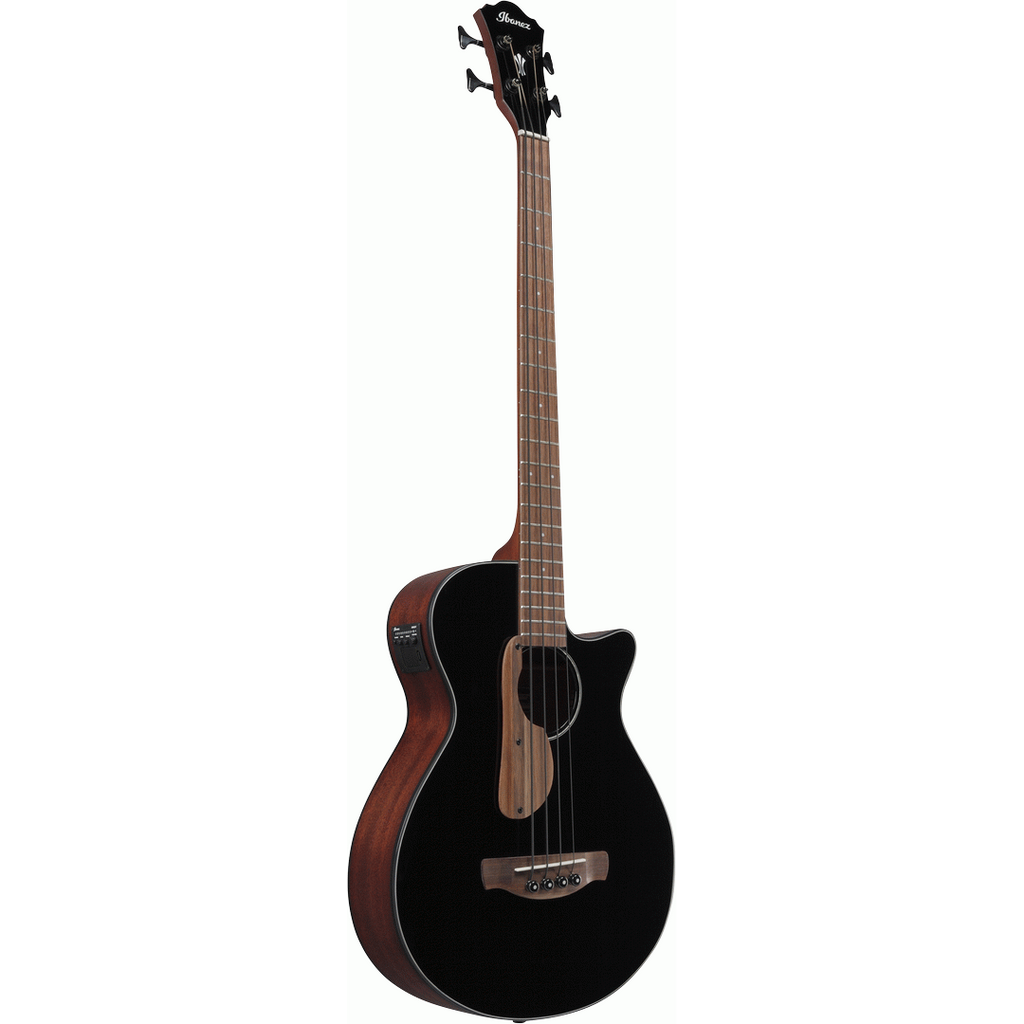 Ibanez AEGB24E BKH Acoustic Bass Guitar in Black High Gloss