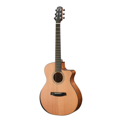 Walden G2070RCE All Solid Cedar Mahogany Grand Auditorium Acoustic/Electric Guitar