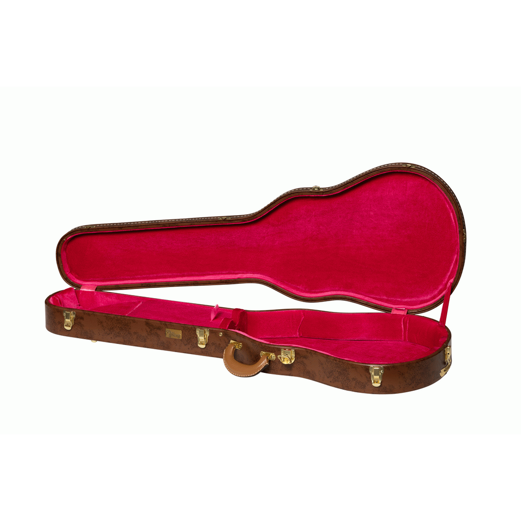 Gibson Lifton 5 Latch Brown/Pink Case Les Paul