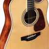 Takamine G90 Madagascan Dreadnought AC/EL Guitar with Cutaway TGD90CEMDNAT