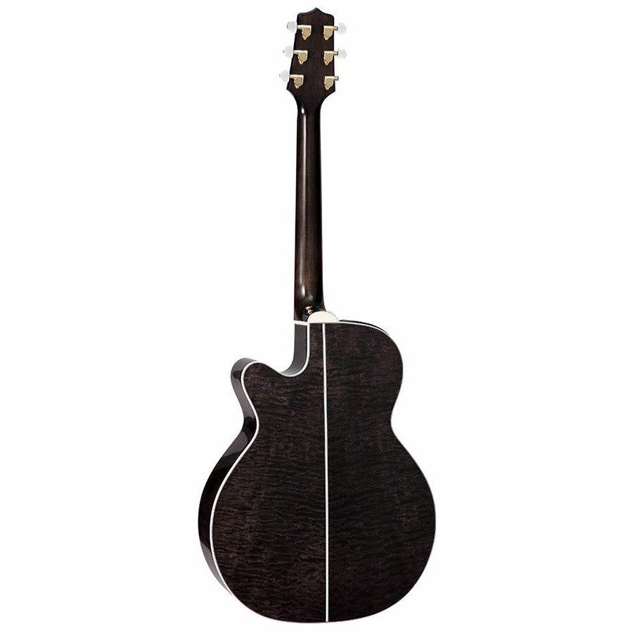 Takamine G70 Series NEX AC/EL Guitar in Transparent Black Gloss Finish GN75CE