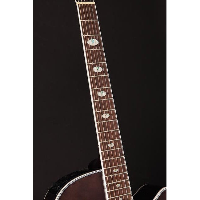 Takamine G70 Series NEX AC/EL Guitar in Transparent Black Gloss Finish GN75CE