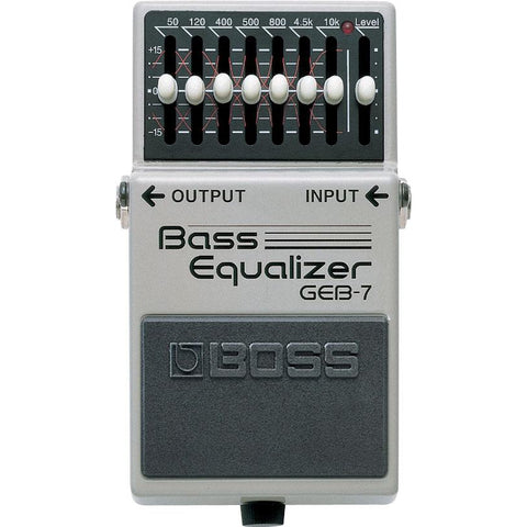Boss GEB-7 Bass Equalizer Pedal, Boss, Haworth Music