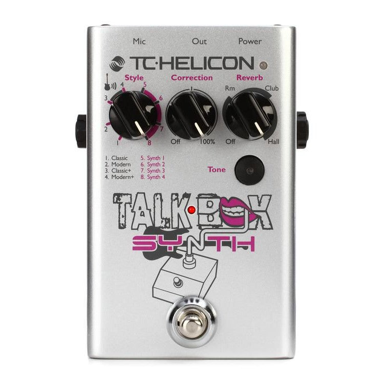 TC Electronic Helicon Talkbox Synth Guitar/Vocal Effect Pedal