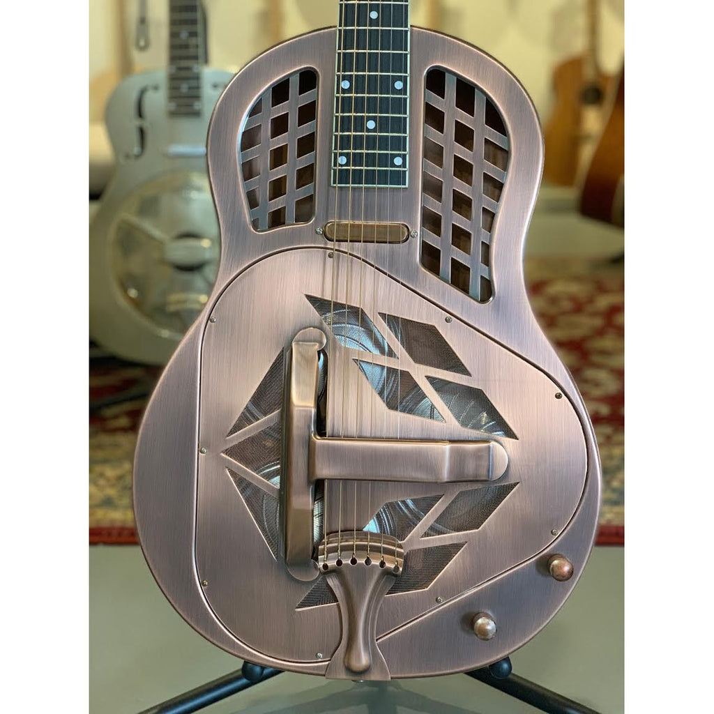 Bourbon Street Resonator Tricone Guitar Matte Copper Finish