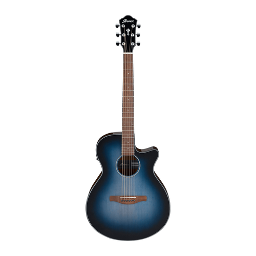 Ibanez AEG50 IBH Acoustic Guitar - in Indigo Blue Burst High Gloss, Haworth Guitars