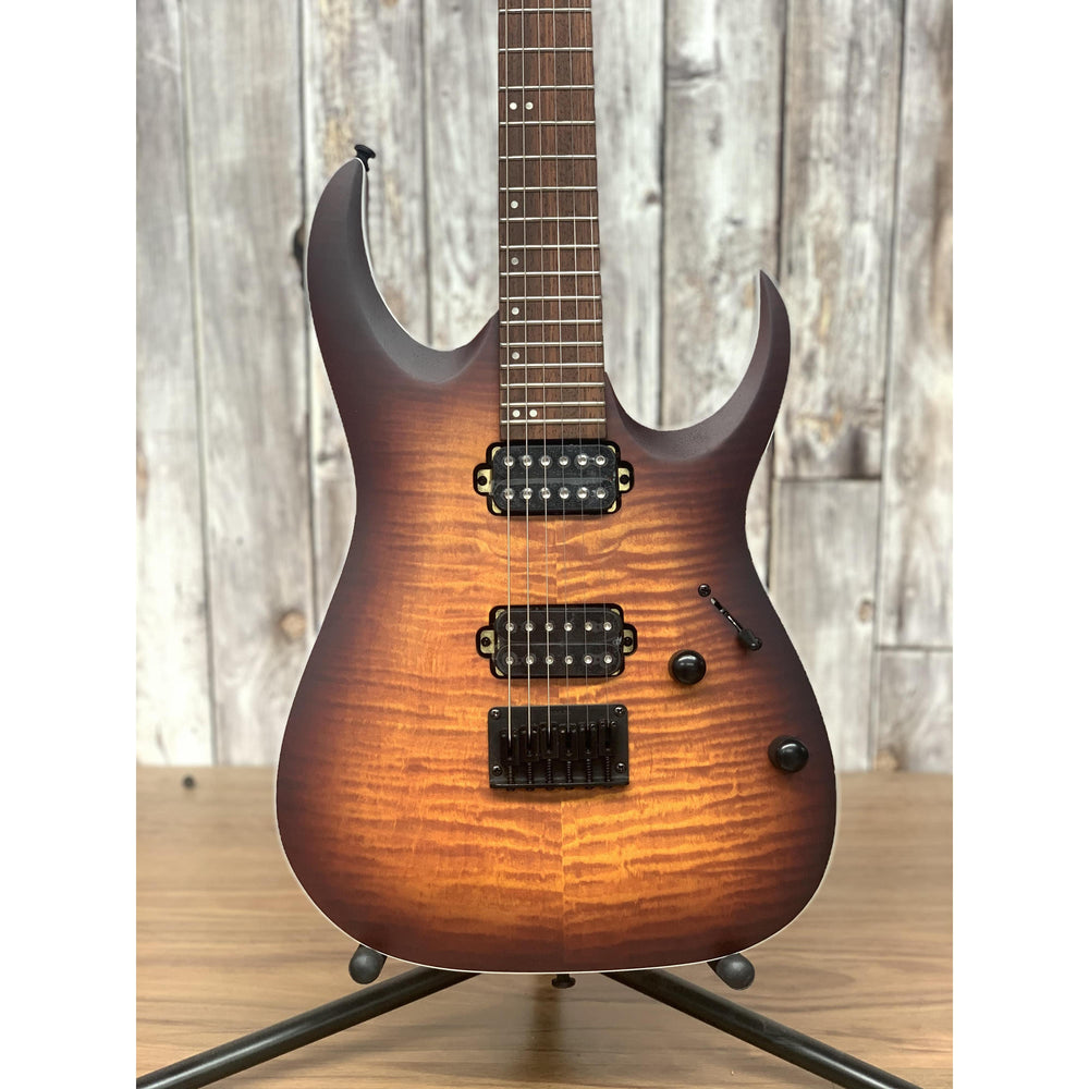 Ibanez RGA42FM Archtop Electric Guitar In Dragon Eye Burst Flat