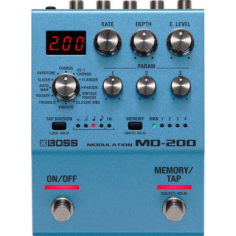 Boss MD-200 Modulation FX Pedal, Boss, Haworth Music