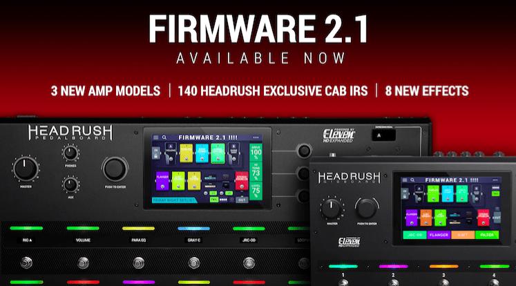 Headrush Release Pedalboard And Gigboard Firmware Update