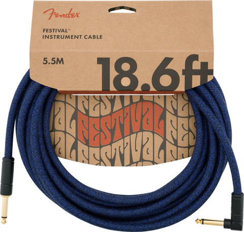 Festival Instrument Cable Straight/Angle 18.6 Pu
