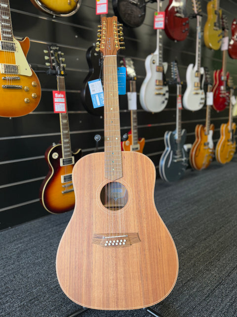 Cole Clark FL 2 Series Fat Lady Dreadnought (12 String Blackwood Face Australian Blackwood Back & Sides) Acoustic/Electric Guitar