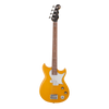 Reverend Mike Watt Wattplower Short. Scale 4 String Bass in Satin Yellow WYEL-RW