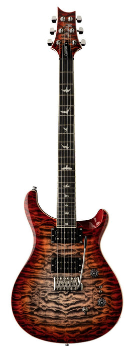 Paul Reed Smith SE Custom 24 08 Quilt in Charcoal Cherry Burst