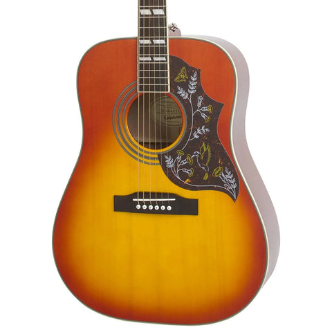 Epiphone Hummingbird Studio Acoustic/Electric Guitar In Faded Cherry Burst