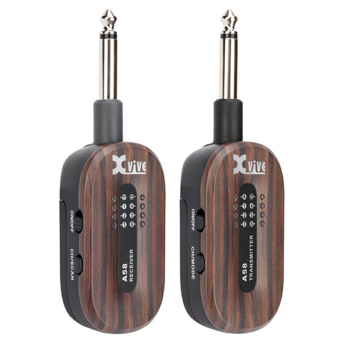 Xvive A58 Guitar Wireless System - 5.8Ghz, Rosewood