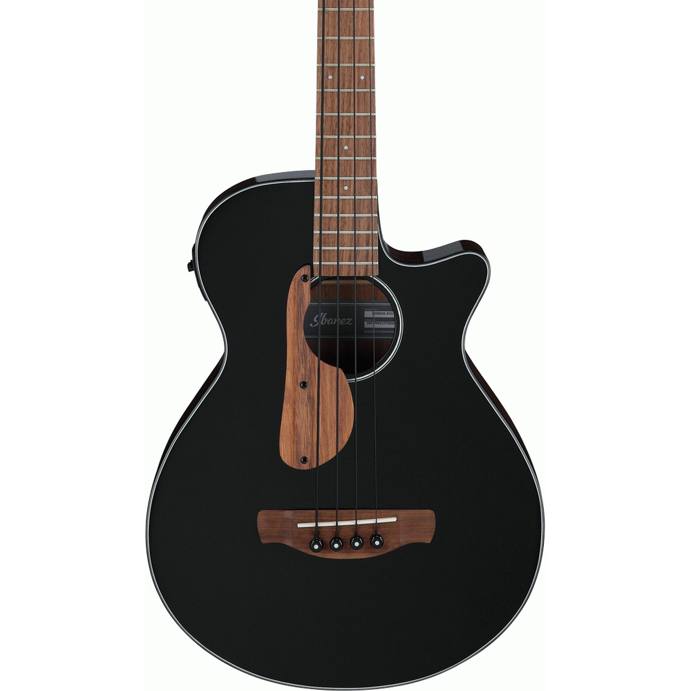 Ibanez AEGB24E BKH Acoustic Bass Guitar in Black High Gloss