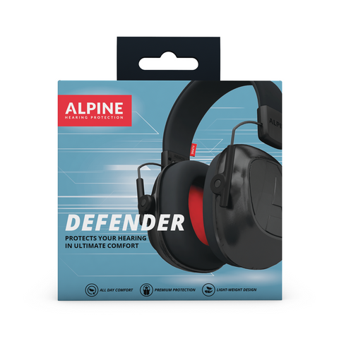 ALPINE DEFENDER EARMUFF HEARING PROTECTION