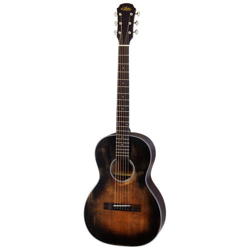 Aria Delta Players Series Parlour Acoustic Guitar in Muddy Brown Finish