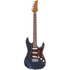 Ibanez AZ2203NT DBF Prestige Electric Guitar w/ Case in Dark Tide Blue Flat