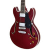 Aria TA-CLASSIC Semi-Hollow Electric Guitar in Wine Red Gloss