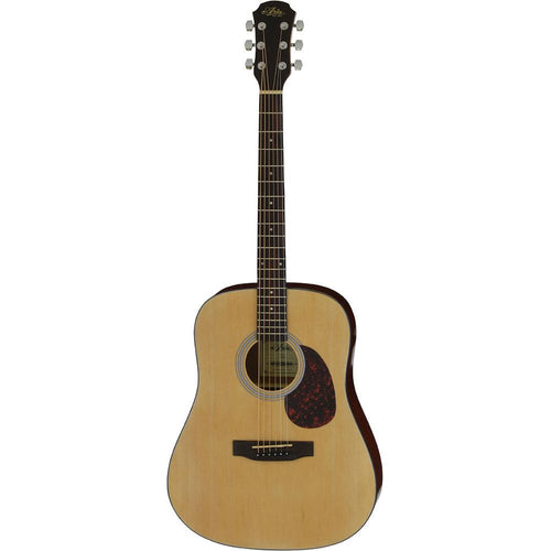Aria ADW-01 Series Dreadnought Acoustic Guitar in Natural Matte Finish