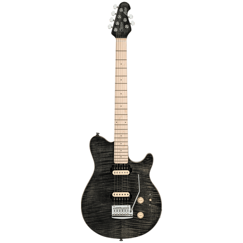 Sterling by Music Man Axis AX3 Flame Maple in Trans Black