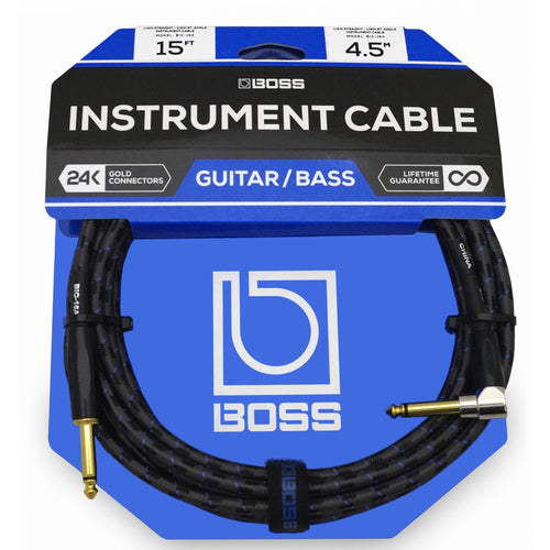 BIC10A BIC-10A Instrument Cable 10ft AS 10ft / 3m - Angled/Straight