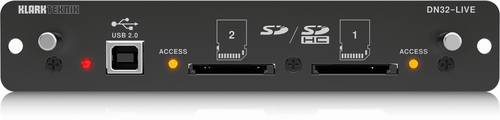 Klark Teknik DN32USB SD/SDHC and USB 2.0 Expansion Module