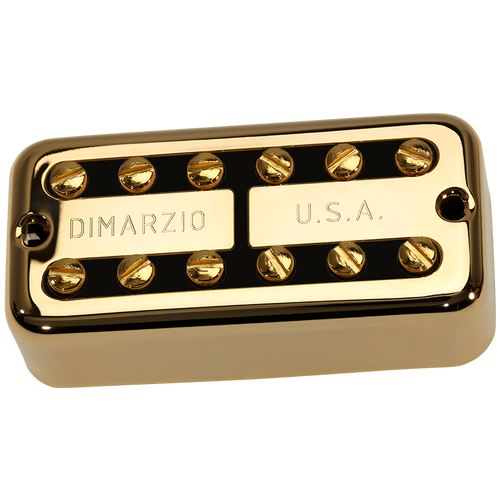 Dimarzio DP292FGB New'Tron™ Guitar pickup. Bridge. Filter’Tron style. Gold cover.