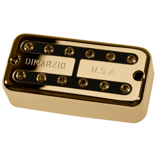 Dimarzio Super Distor'Tron Guitar pickup. Gold cover.