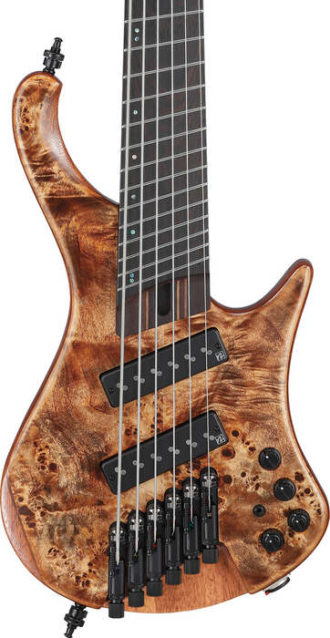 Ibanez EHB1506MS ABL Electric Bass Guitar In Amber Poplar Burl