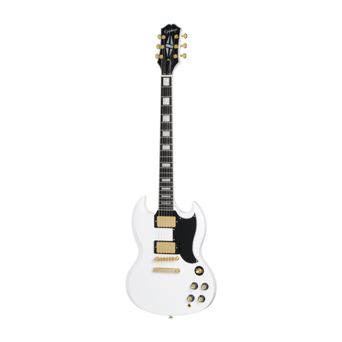 Epiphone SG Custom 2-Humbucker in Alpine White w/ Premium Bag