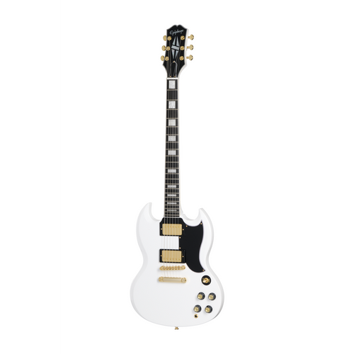 Epiphone SG Custom 2-Humbucker in Alpine White w/ Premium Bag