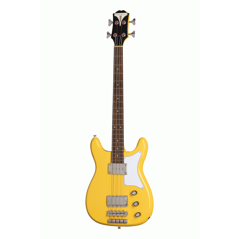 Epiphone Newport Bass in Sunset Yellow
