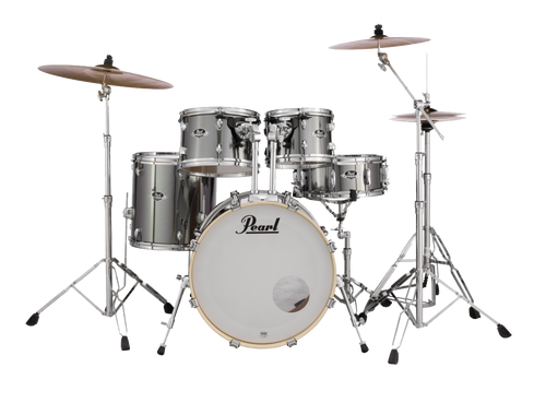 Pearl Export Drum kit 5-pc. 20" Fusion w/hardware - Smokey Chrome