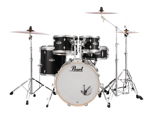 Pearl Export Drum kit 5-pc. 20" Fusion w/hardware - Jet Black