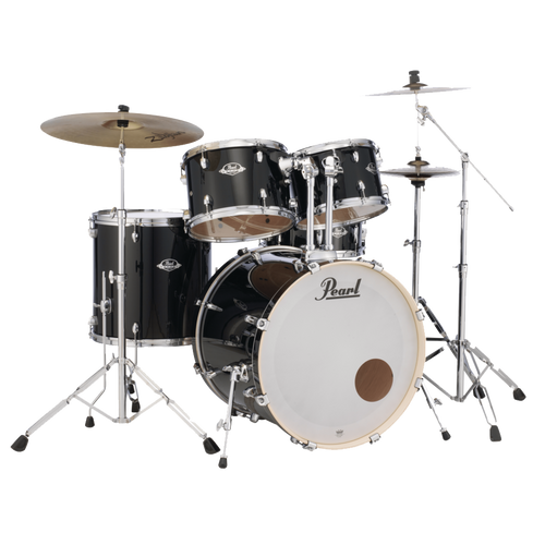 Pearl Export Drum kit 5-pc. 22" Rock Shell Pack - Jet Black