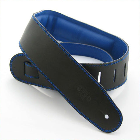 DSL 2.5" Padded Garment Strap Black/Blue GEG25-15-8