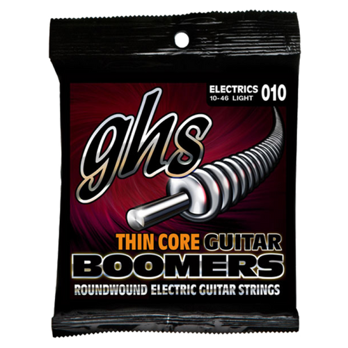 GHS TC-GBL Thin Core Boomers Electric Guitar Strings Light 10-46