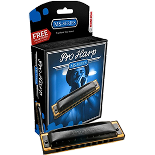 Hohner 15-M564036X Pro Harp MS-Series Harmonica in the key of D