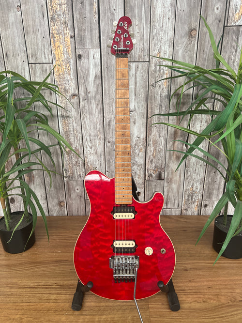 1997 MUSIC MAN AXIS TRANS RED
