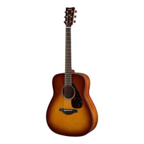 Yamaha FG800 Dreadnought Acoustic Guitar with Solid Spruce Top – Sandburst