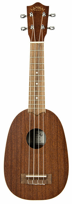 Lanikai Mahogany Series Pineapple Ukulele in Natural Satin Finish