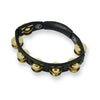 CYCLOPS HANDHELD TAMBOURINE BLACK, BRASS
