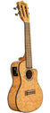 Lanikai Quilted Maple Concert AC/EL Ukulele in Natural Stain Gloss Finish