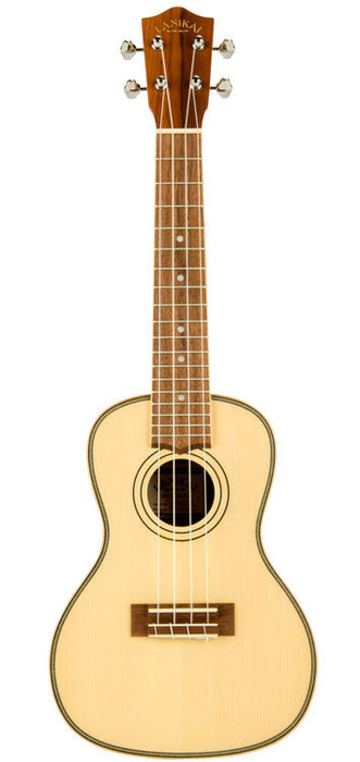 Lanikai Solid Spruce Top Series Concert Ukulele in Natural Satin Finish