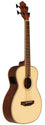 Lanikai Solid Spruce Top Series AC/EL Bass Ukulele in Natural Satin Finish