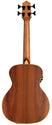 Lanikai Solid Spruce Top Series AC/EL Bass Ukulele in Natural Satin Finish
