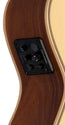 Lanikai Solid Spruce Top Series AC/EL Bass Ukulele in Natural Satin Finish