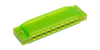 BRYDEN - Transparent harmonica. Green.